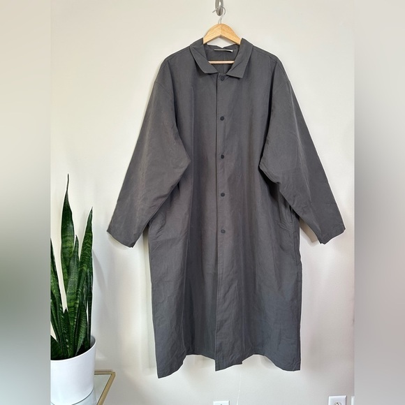 FEAR OF GOD ESSENTIALS Cotton Blend Shirt-Coat Trench XL NWOT - Picture 4 of 15